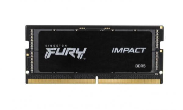 DDR5 32GB (2x16GB) SO-DIMM 4800MHz [FURY IMPACT], Non-ECC Unbuffered, CL38 1.1V, 262-pin 1Rx8, Memory Kit ( KF548S38IBK2-32 ) 