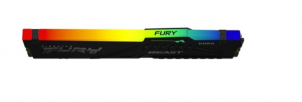 Kingston DDR5 32GB 5200MHz FURY BEAST RGB, Non-ECC UDIMM, CL40 1.25V, 288-Pin 2Rx8, w/RGB Heatsink ( KF552C40BBA-32 )