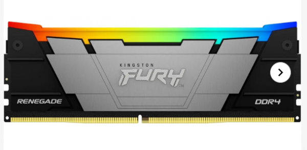 DDR4 8GB 4000MHz [FURY Renegade RGB], Non-ECC UDIMM, CL19 1.35V, 288-pin 1Rx8, w/RGB Heatsink, XMP ( KF440C19RB2A/8 ) 
