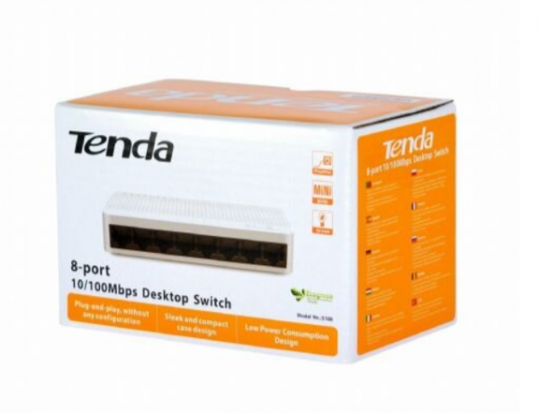 TENDA S108 V8.0 8port switch 