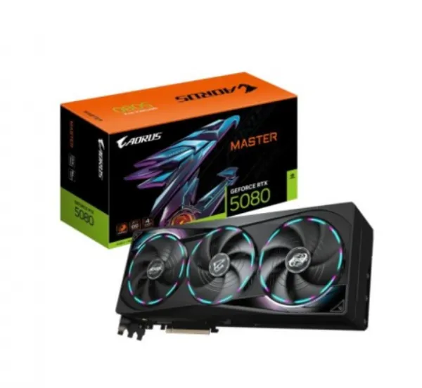 GIGABYTE AORUS GeForce RTX 5080 MASTER 16GB ( GV-N5080AORUS M-16GD )