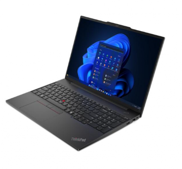 Lenovo ThinkPad E16 G2 Core Ultra 7 155H (16C/22T, up to 4.8GHz, 24MB), 1x 16GB DDR5 5600,  NVMe, 16.0'' WUXGA (1920x1200) AG IPS 300n, Inte