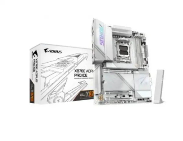 GIGABYTE AM5, Chipset X870E, Supports AMD Ryzen 9000 / 8000/ 7000 Series Processors ( X870E AORUS PRO ICE )