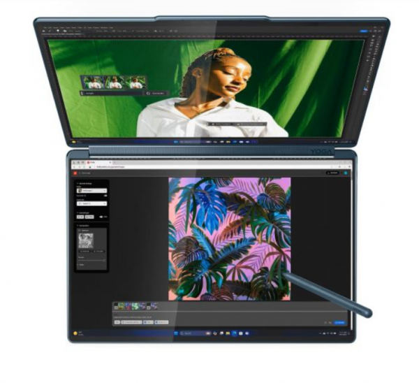 Lenovo Yoga Book 9 14IAH10 (Tidal Teal, Magnesium) 16-Core Ultra 7 255H (6P+10E) 5.1GHz/24MB 32GB DDR5 1TB-NVMe 2x14'' 2.8K (2880x1800) OLED 750n D