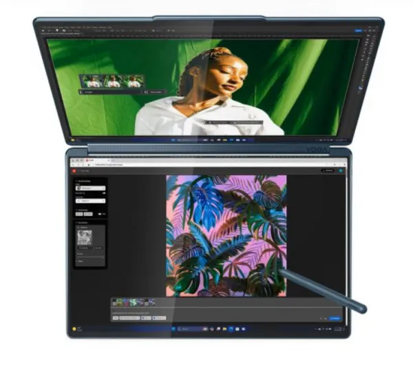 LENOVO Yoga Book 9 14IAH10 (Tidal Teal) 2.8K OLED Touch, Ultra 7 255H, 32GB, 1TB SSD, Win 11 Pro (83KJ000RRM)