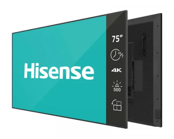 HISENSE 75 inča 75GM50D 4K UHD 500 nita Digital Signage Display - 187 Operation 