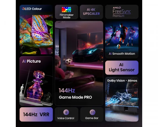 HISENSE 100 inča 100E7Q PRO QLED 4K UHD Smart TV 