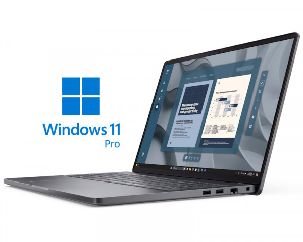 DELL Pro 16 (FHD+ IPS 300nits, Ryzen 5 220, 8GB, 512GB SSD, Backlit, FP, Win 11 Pro, 3yr ProSupport)