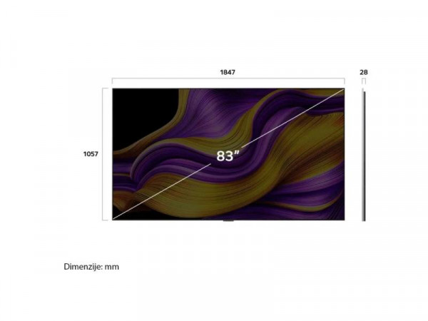 LG OLED83G51LW OLED evo AI G5 4K Ultra HD