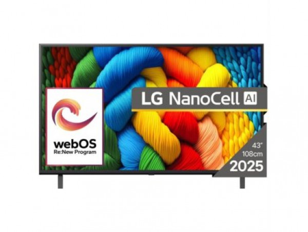 LG 43NANO80A3B NanoCell 4K Ultra HD