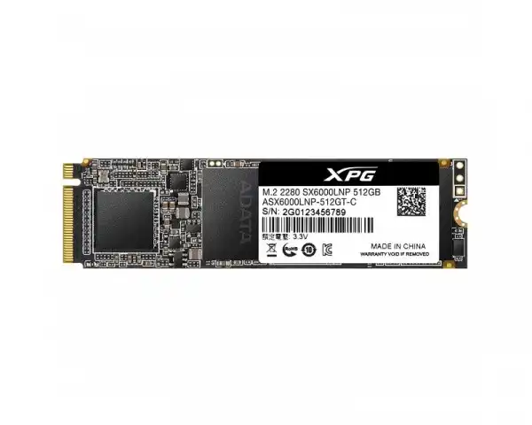 A-DATA 512GB M.2 PCIe Gen 3 x4 NVMe ASX6000LNP-512GT-C SSD