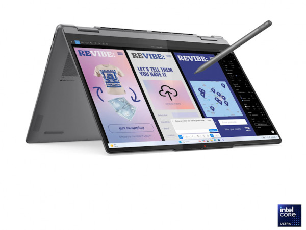 LENOVO Yoga 7 2-in-1 14ILL10 (Luna Grey) 2.8K OLED Touch, Ultra 7 258V, 32GB, 1TB SSD (83JQ0037YA)