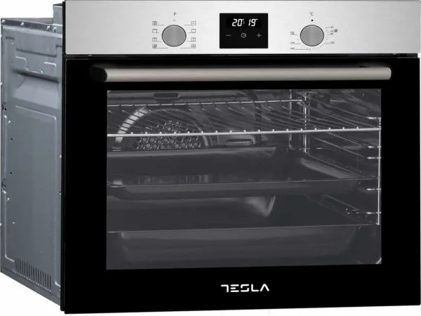 TESLA Ugradna rerna BO850SX ventilatorska/60L/mehanička/inox