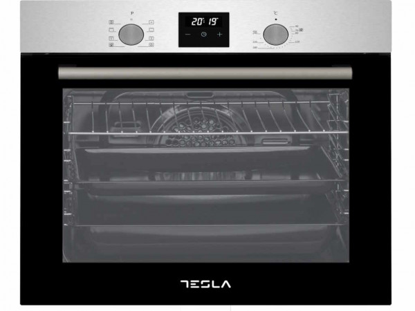 TESLA Ugradna rerna BO850SX ventilatorska/60L/mehanička/inox
