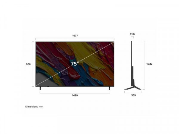 LG 75QNED82A3B QNED 4K Ultra HD 2025