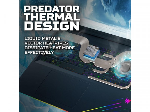 ACER Predator Helios 18 AI PH18-73-969S (Abyssal Black) WQUXGA Mini LED, U9 275HX, 96GB, 4TB SSD, RTX 5090 24GB (NH.QVXEX.006)