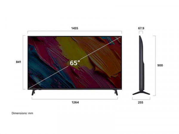 LG 65QNED70A6A QNED 4K UHD Smart TV 2025