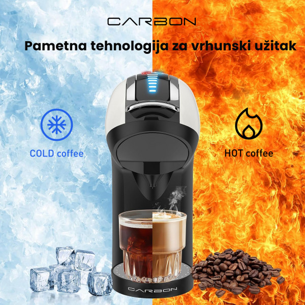 Carbon Aparat za espreso kafu 3 u 1 EM-CA308B
