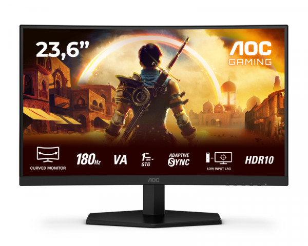 AOC C24G42E FHD 180Hz Adaptive Sync Curved