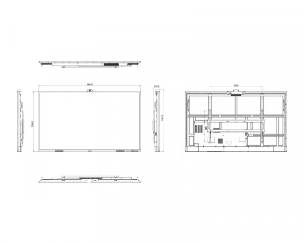 HISENSE 86 inča 86WM6FE 4K UHD LED 400 nita Interactive Display sa kamerom 