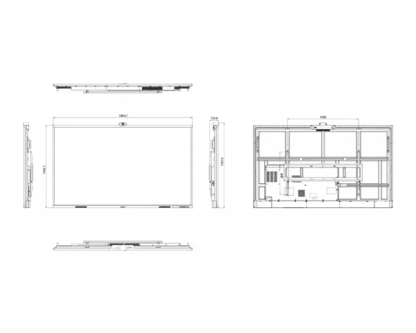 HISENSE 86 inča 86WM6FE 4K UHD LED 400 nita Interactive Display sa kamerom 