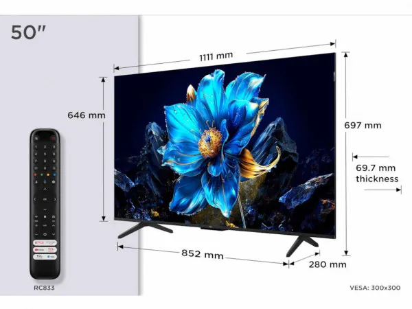 TCL 50P7K 4K QLED TV