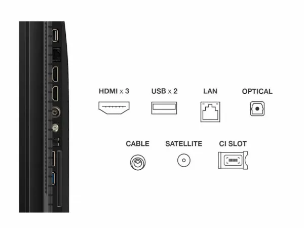 TCL 43P7K 4K QLED TV