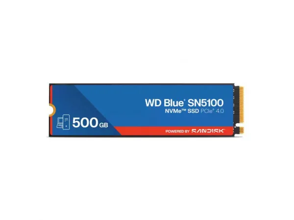 SSD WD Blue SN5100 500GB M.2 2280 PCIe Gen4 x4 NVMe QLC 3D