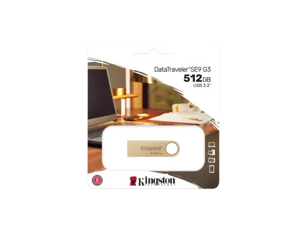 USB memorija KINGSTON DTSE9G3 512GB/Data Traveler/3.2/zlatna