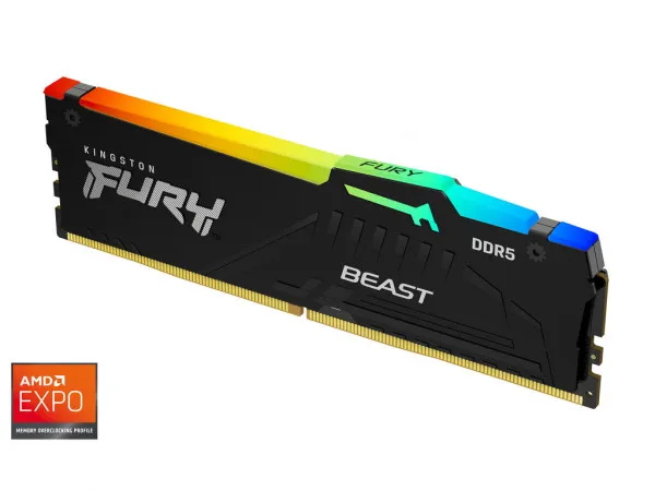 Memorija KINGSTON FURY BEAST KF556C36BBEA/16 16GB/DIMM/DDR5/5600MHz/crna