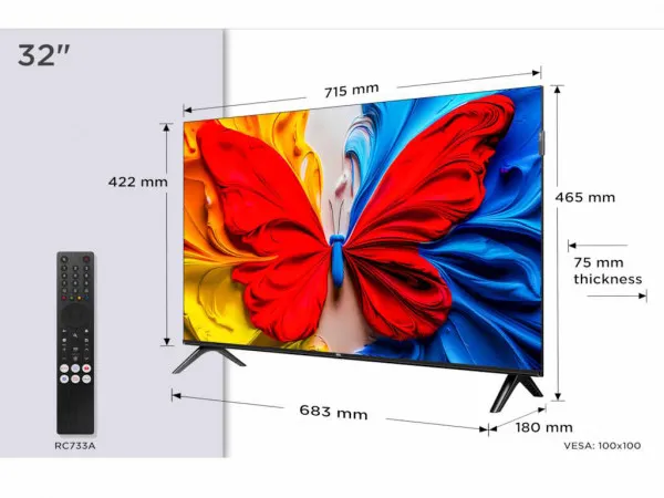 TCL 32S5K QLED Full HD