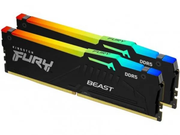 KINGSTON DDR5 64GB 2x32GB kit 6000MHz Fury Beast RGB KF560C30BBEAK2-64