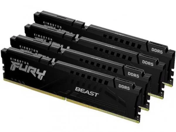 KINGSTON DDR5 128GB 4x32kit 5600MHz FURY Beast Black XMP KF556C40BBK4-128