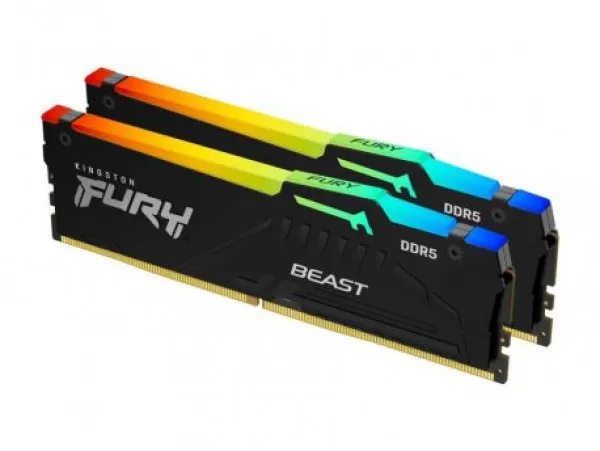 KINGSTON DIMM DDR5 64GB 2x32GB kit 5600MT/s Fury Beast RGB EXPO KF556C36BBEAK2-64