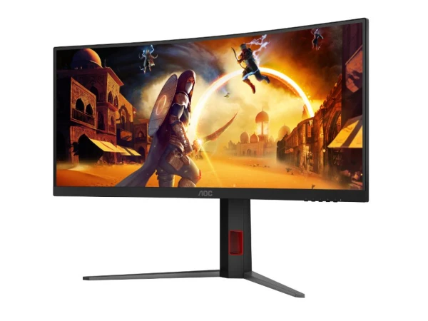 Monitor AOC CU34G4 34''/VA, zakrivljen/3440X1440/180/0,5 ms MPRT/HDMIX2,DP/Adaptive Sync/VESA/crna
