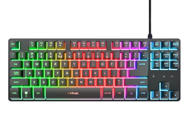 Tastatura TRUST GXT833 THADO žicna/RGB/TKL/gaming/crna