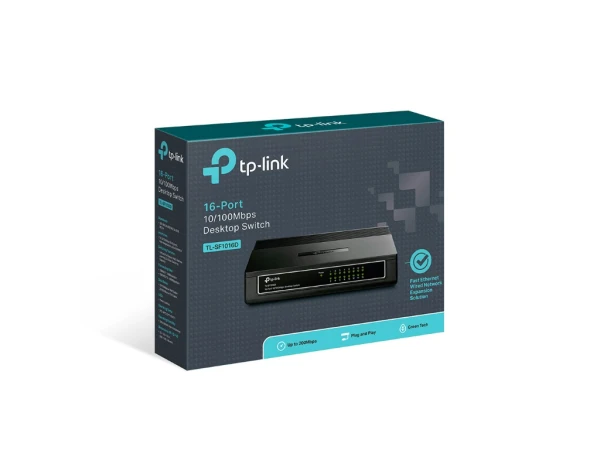 TP LINK Switch 16x RJ45 10/100Mbps plasticno kuciste (TL-SF1016D)