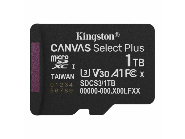 KINGSTON 1TB, MicroSD sa SD adapterom, Canvas Select Plus (SDCS3/1TB)