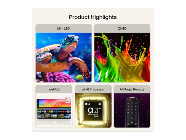 LG 43QNED7EB3C/QNED MiniLED/43''/4K Ultra HD/smart/webOS 26/crna