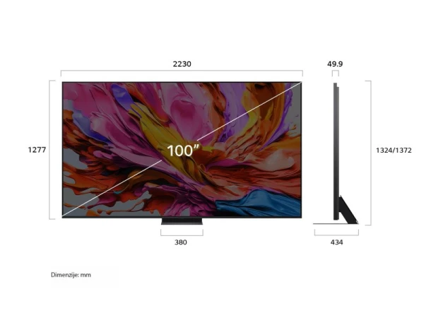 LG 100QNED86A6 QNED evo AI 4K UHD Smart TV 2025