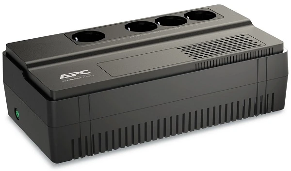 APC Easy UPS 1000VA, Line Interactive, Floor/Wall, 1000VA/600W, 230V, AVR, 4x Schuko, Battery 9Ah (RBC17)