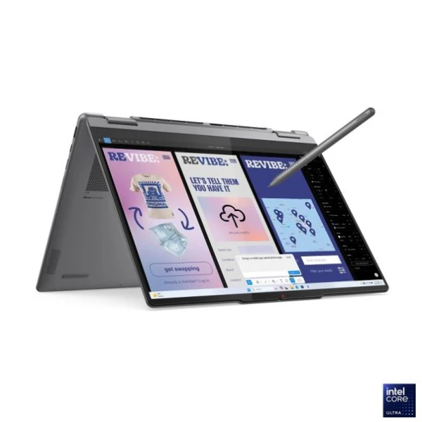 Lenovo Yoga 7 2-in-1 14ILL10 (Luna Grey, Aluminium) Ultra 7 256V 8-Core 4.8GHz/12M 16GB 1TB-NVMe 14.0'' 2.8K WQXGA+ (2880x1800) OLED (83JQ00E9YA)