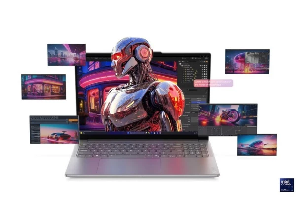 Lenovo Yoga Pro 9 16IAH10 (Luna Grey, Aluminium) 16-Core Ultra 7 255H.5.1GHz/24MB 32GB 1TB 16'' 2.8K (2880x1800) OLED TOUCH (83L0007KYA)