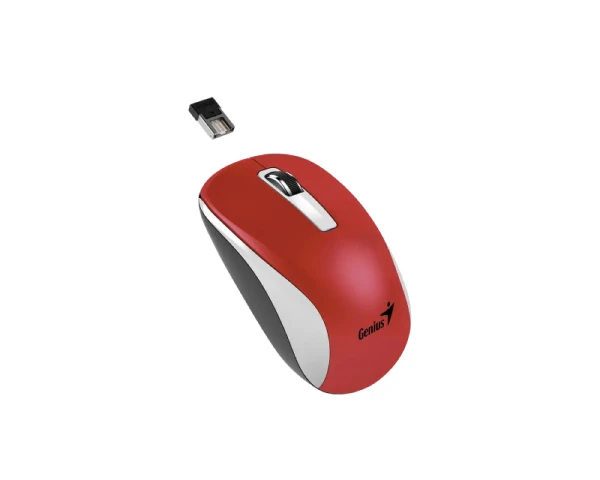 GENIUS Wireless Optical NX-7010  USB beli-crveni miš