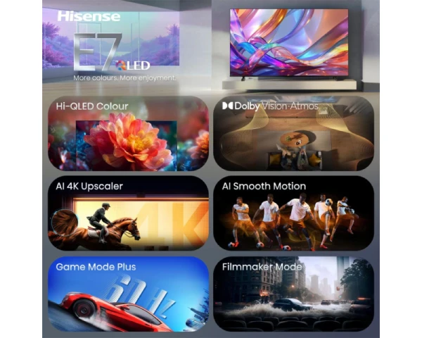 HISENSE 50 inča 50E7S Hi-QLED 4K UHD Smart TV 