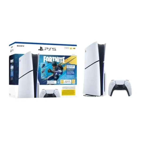 PLAYSTATION Konzola PlayStation 5 Slim Disc + Fortnite Flowering Chaos