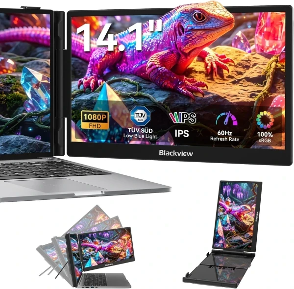 BLACKVIEW Portable monitor 14 SCM5 1920x1080/Full HD IPS/60Hz/3x USB-C/Zvučnik