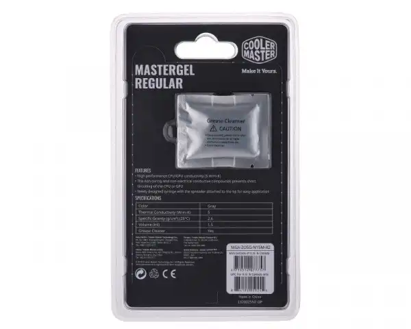 COOLER MASTER MasterGel Regular termalna pasta (MGX-ZOSG-N15M-R2)