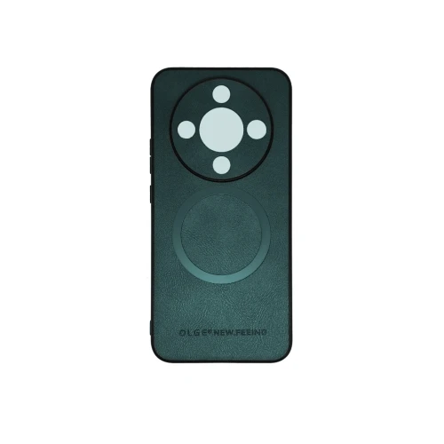 Silikonska futrola OLGE Magnetic New Feeing Honor Magic 8 Lite ZELENA