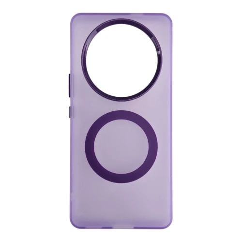 Silikonska futrola Magsafe FLURO COLOR Honor Magic 8 Lite LJUBIČASTA